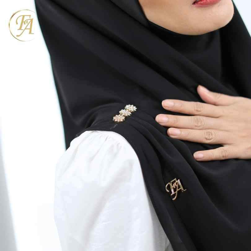 Pretty, discrete detailing, slip on hijabs at Hana Hijabs, UK.