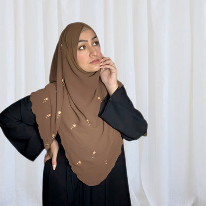 Coco, Diamond Rara Semi Instant Hijabs, one piece hijab offering full coverage front and back for complete modesty.