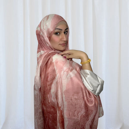 Stone Printed Cotton Hijabs